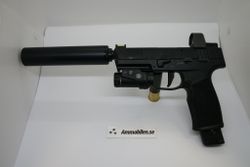 SIG SAUER P322 22LR 4" (2) 20RD BEG Ink Romeo Zero, A-TEC Wave & Foxtrot1X lampa