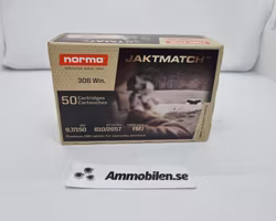 Norma Jaktmatch .308win 150gr FMJ