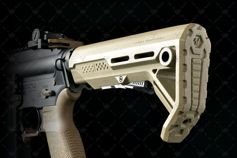 Strike MOD 1 Butt Stock Black/Tan