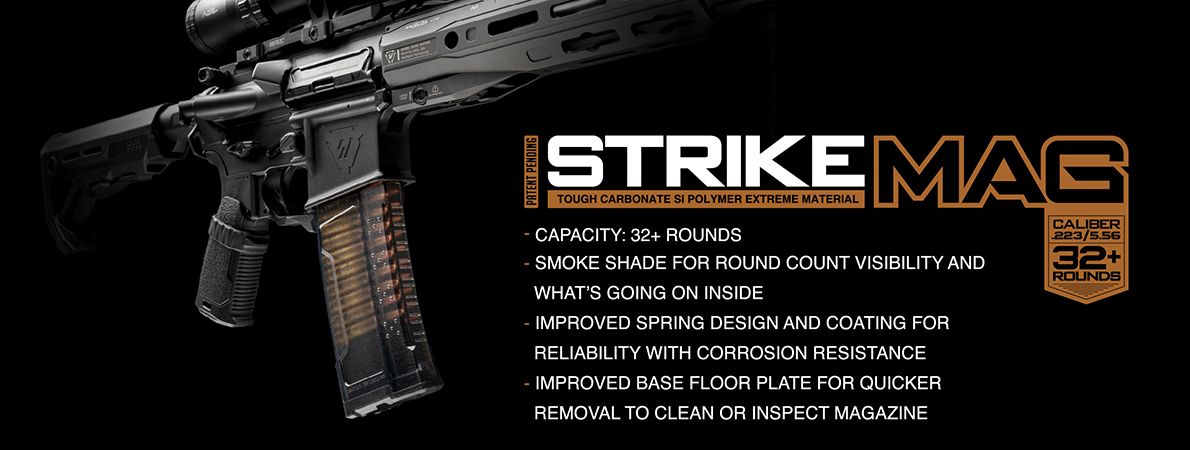 Strike AR-15 Magazine (32+ Rounds) - Smoke