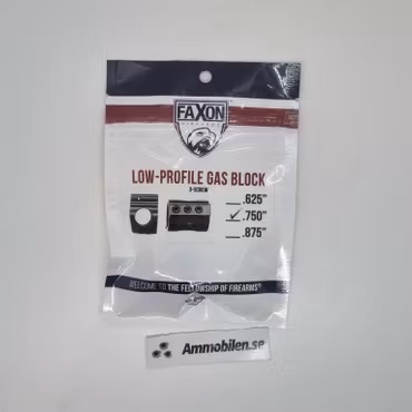 Faxon 3 Screw .750” Low Profile Gas Block