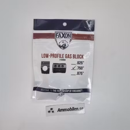 Faxon 3 Screw .750” Low Profile Gas Block