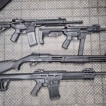 Prova på skytte/skytteevent 13 vapen