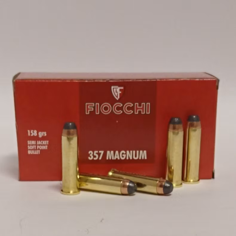 FIOCCHI 357 MAGNUM 158gr SJSP