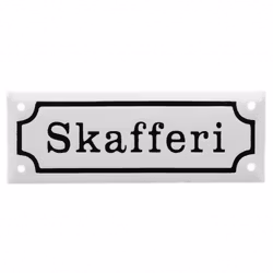 Emaljskylt - Skafferi