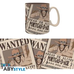 One Piece Mugg - Ace wanted poster