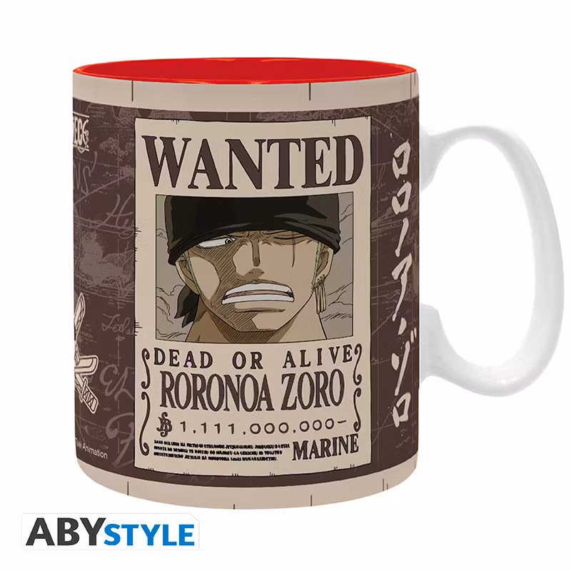 One Piece mugg - Zoro Wanted