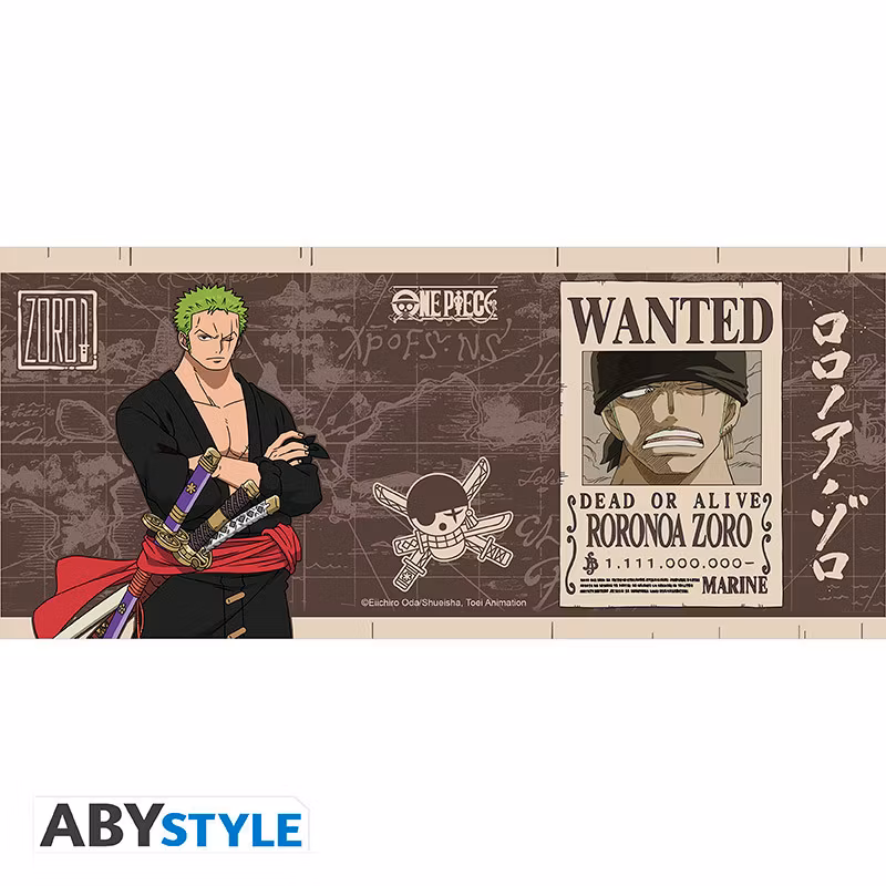 One Piece mugg - Zoro Wanted