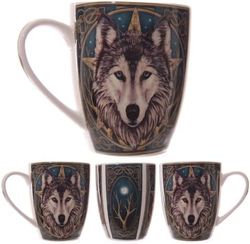 Varg mugg - Forest Spirit - Lisa Parker
