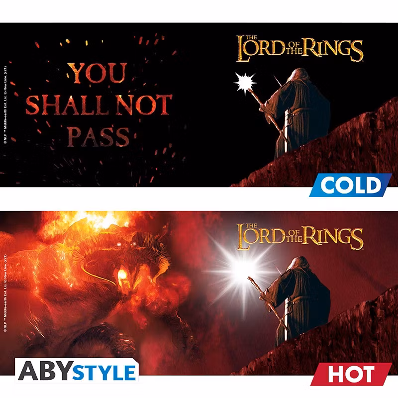 Lord of the Rings Mugg - Heat Change - You shall not pass