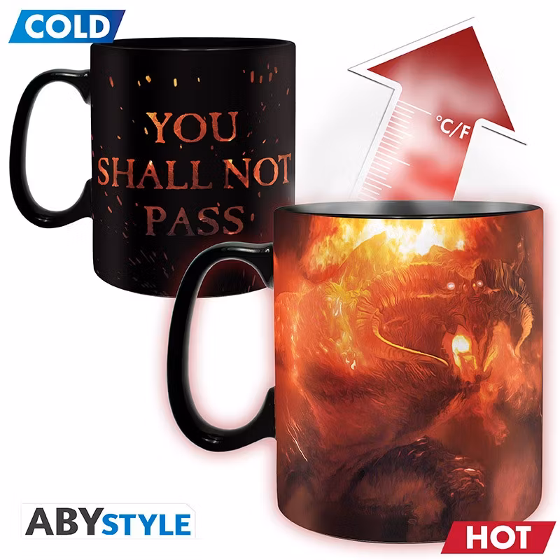 Lord of the Rings Mugg - Heat Change - You shall not pass