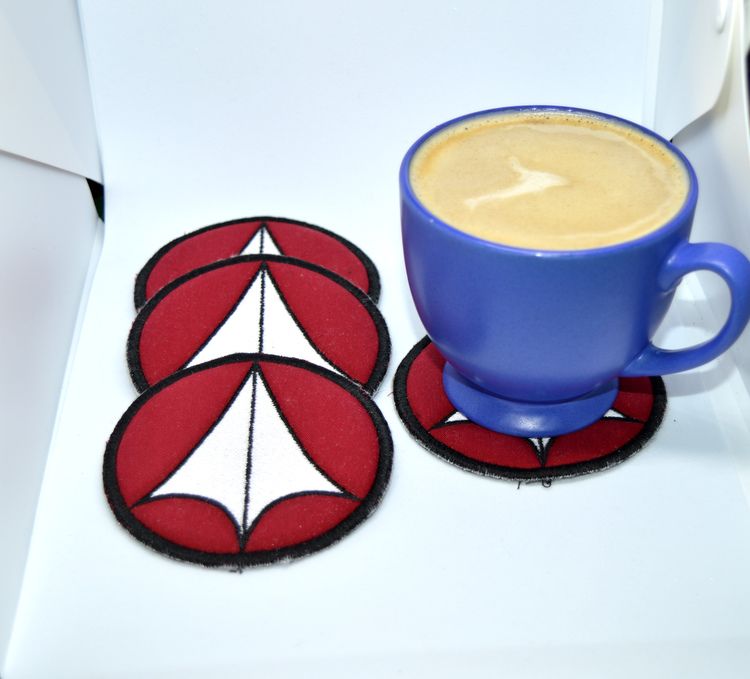 Robotech - Macross logo glasunderlägg