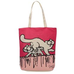 Simons Cat tygpåse - Rosa