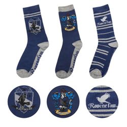 Harry Potter strumpor - 3-pack - Ravenclaw