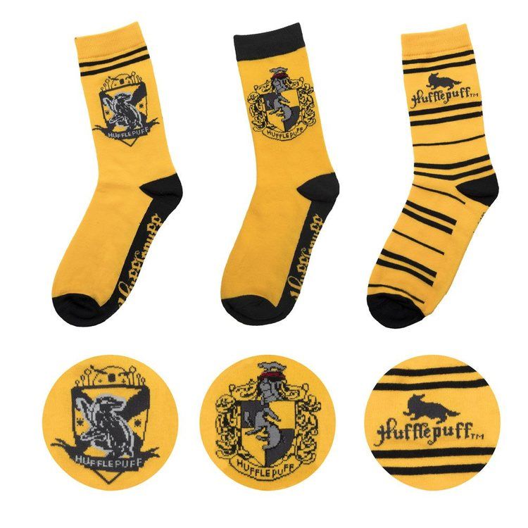 Harry Potter strumpor - 3-pack - Hufflepuff