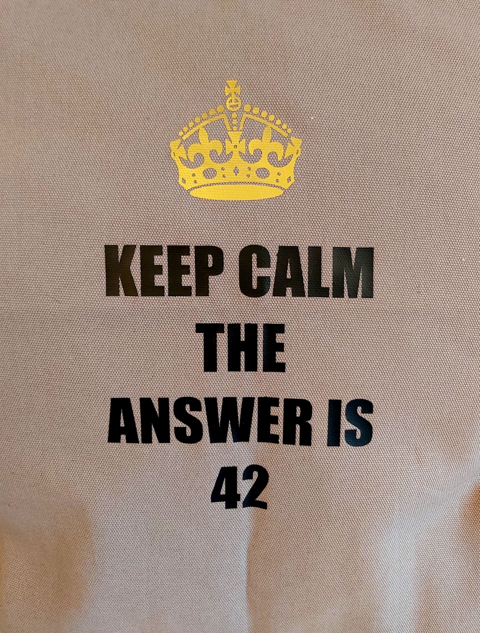 Keep Calm kudde