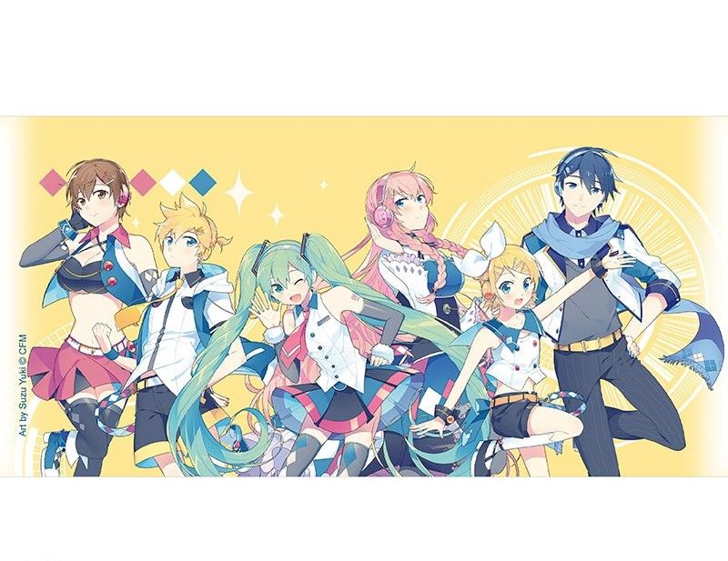 Vocaloid mugg - Miku and Friends