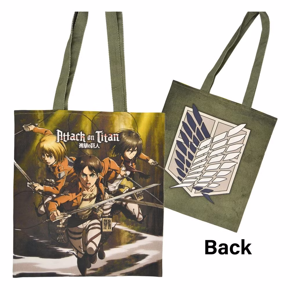 Attack on Titan tygväska - Trio