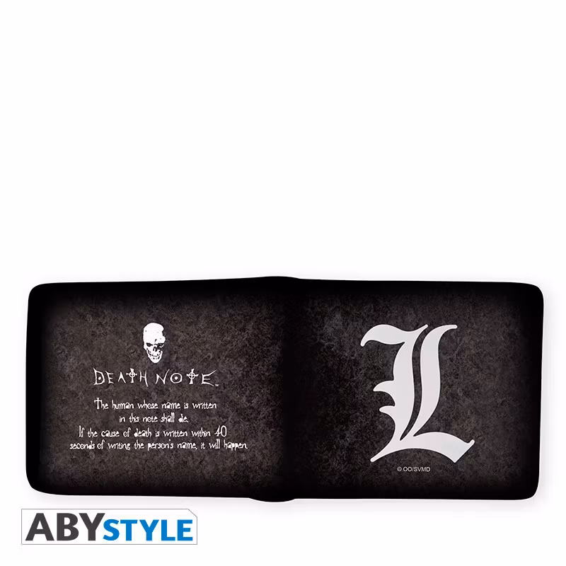 Death Note plånbok - L symbol bifold