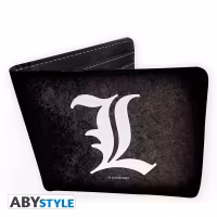 Death Note plånbok - L symbol bifold