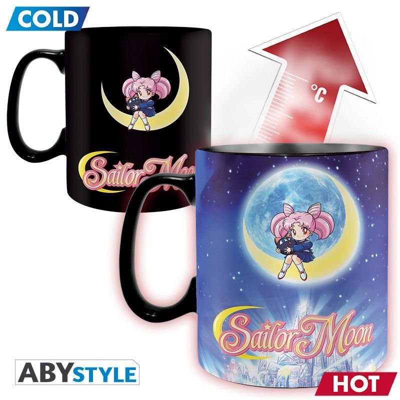 Sailor Moon mugg - Heat Change - Sailor & Chibi