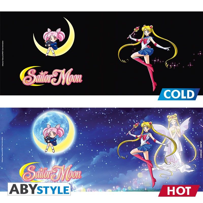 Sailor Moon mugg - Heat Change - Sailor & Chibi