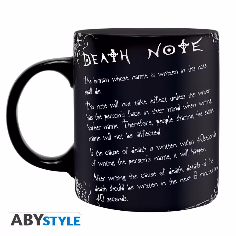 Death Note mugg - L & Rules