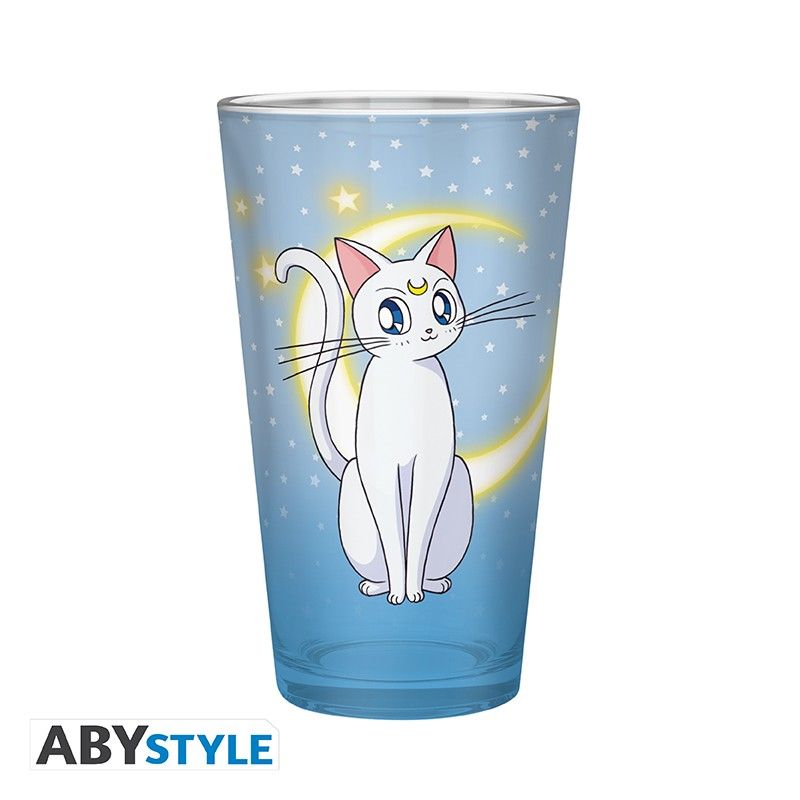 Dricksglas - Sailor Moon - Luna & Artemis