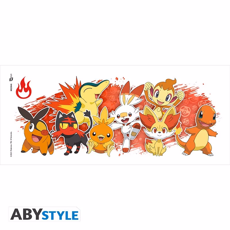 Pokemon mugg - Fire Starters