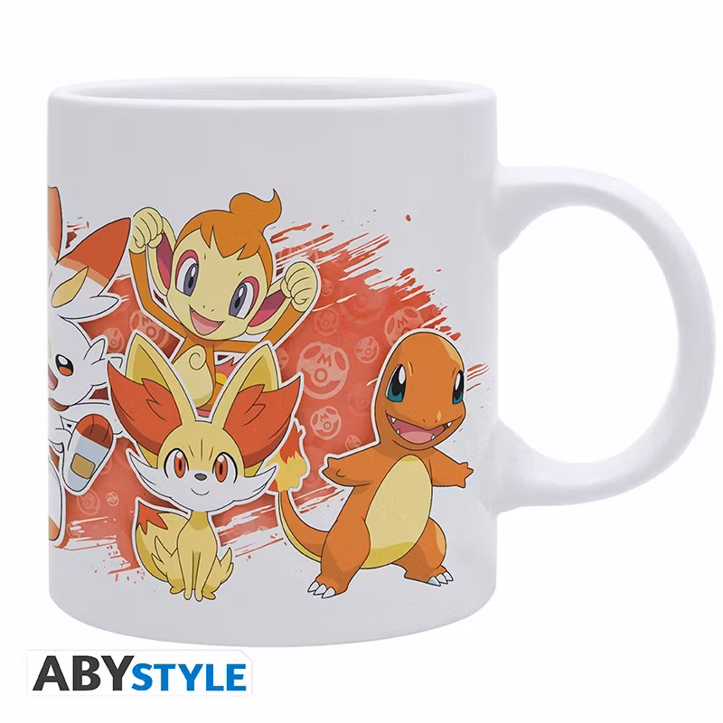 Pokemon mugg - Fire Starters