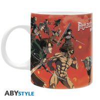 Attack on Titan mugg - battle scene