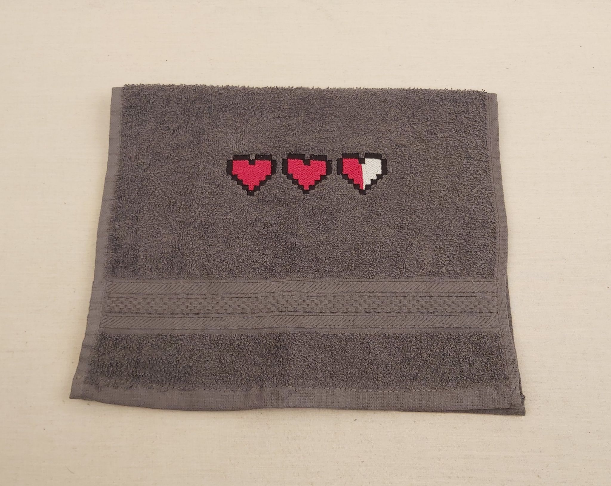 Gästhandduk - Zelda - Pixel Hearts