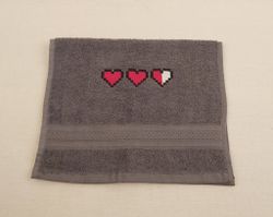 Gästhandduk - Zelda - Pixel Hearts