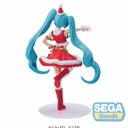 Hatsune Miku Luminasta PVC Statue Hatsune Miku Christmas 2023 20 cm