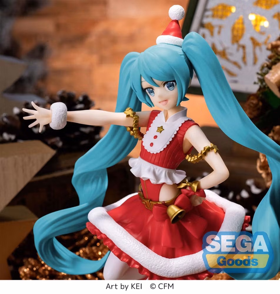 Hatsune Miku Luminasta PVC Statue Hatsune Miku Christmas 2023 20 cm