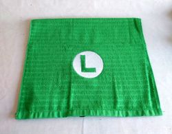 Gästhandduk - Super Mario logo - Luigi