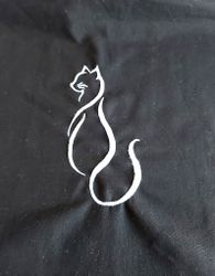 Tygväska - Katt siluett 2