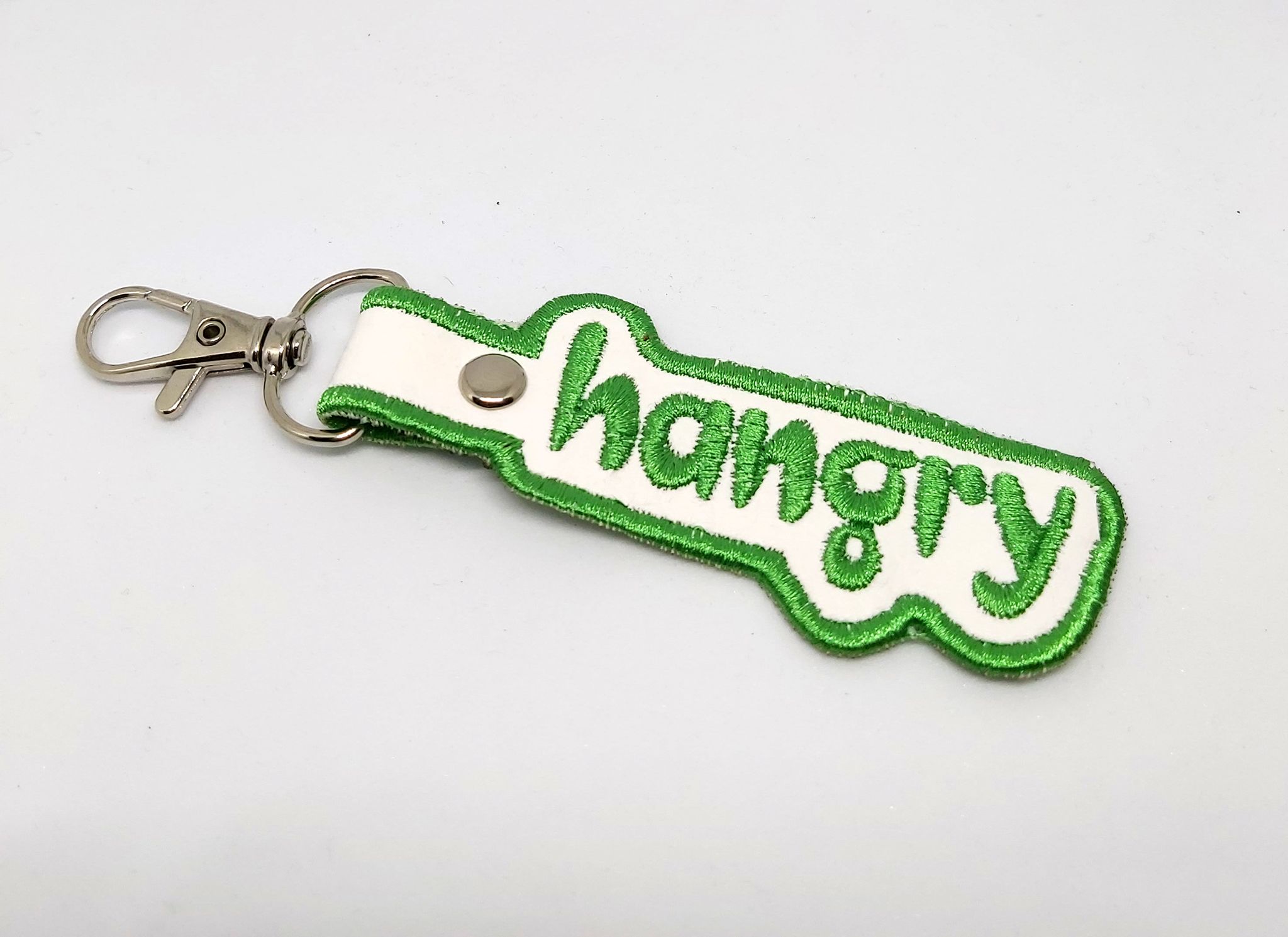Broderad nyckelring - Hangry