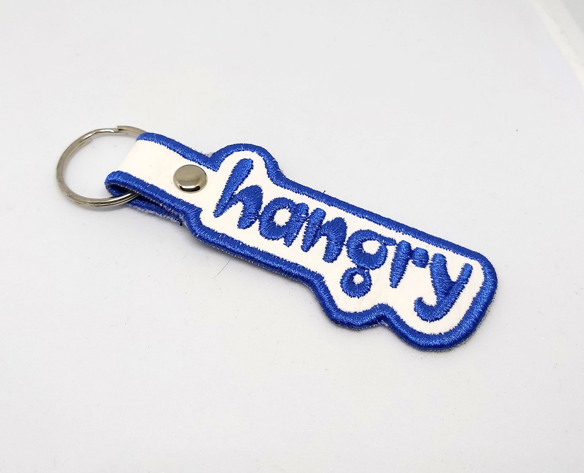 Broderad nyckelring - Hangry