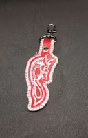 Broderad nyckelring - Celtic Dragon