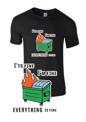 Dumpster Fire t-shirt
