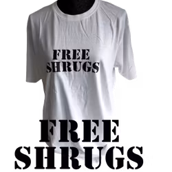 Free Shrugs t-shirt
