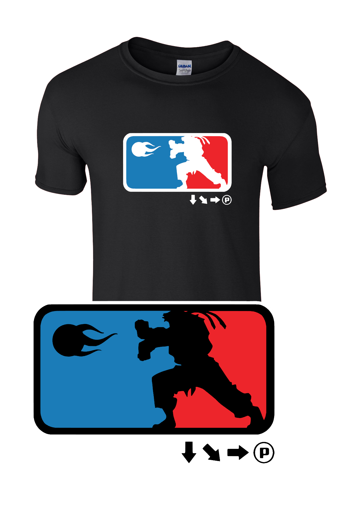 Hadouken t-shirt - Ryu