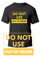 Out of order t-shirt