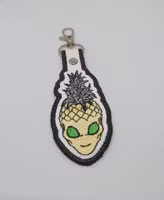 Broderad nyckelring - Alien