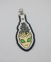 Broderad nyckelring - Alien