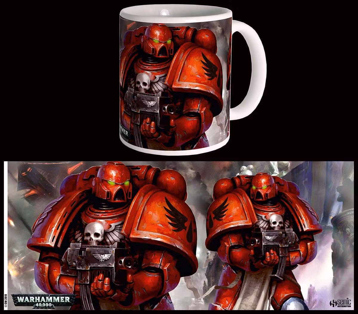 Warhammer mugg - Blood Angels Space Marines