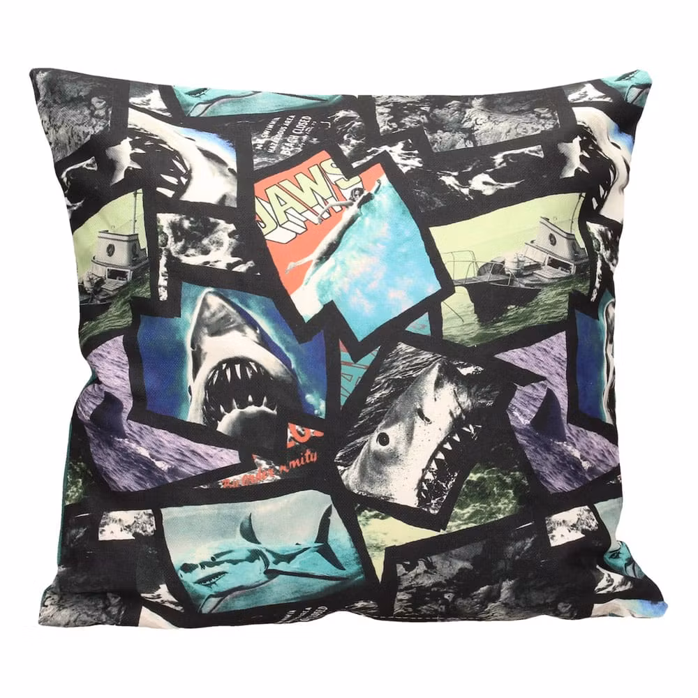 Jaws kudde - Poster Collage
