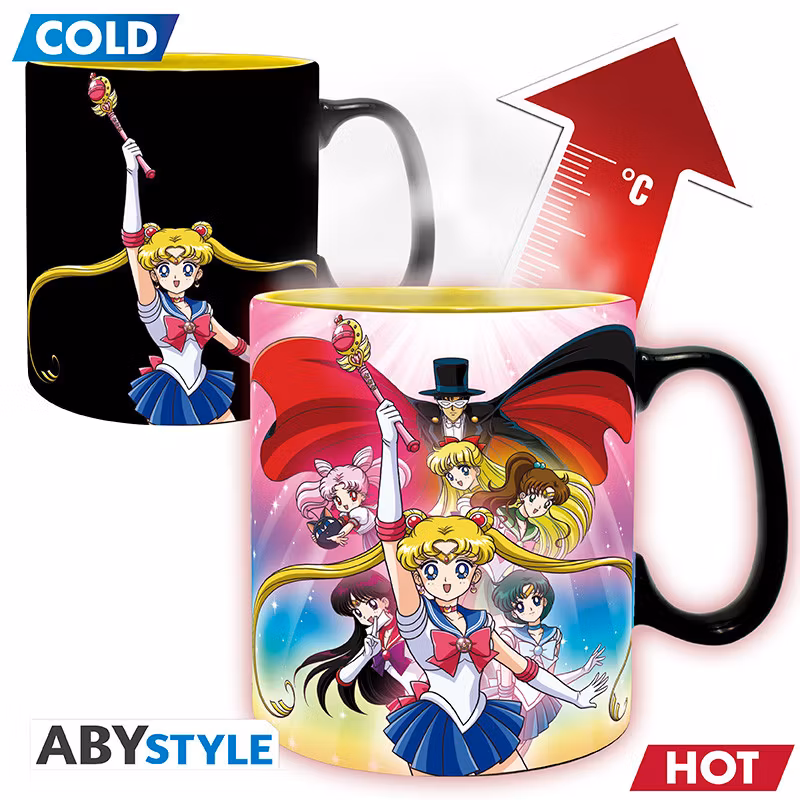 Sailor Moon mugg - Heat Change - Group