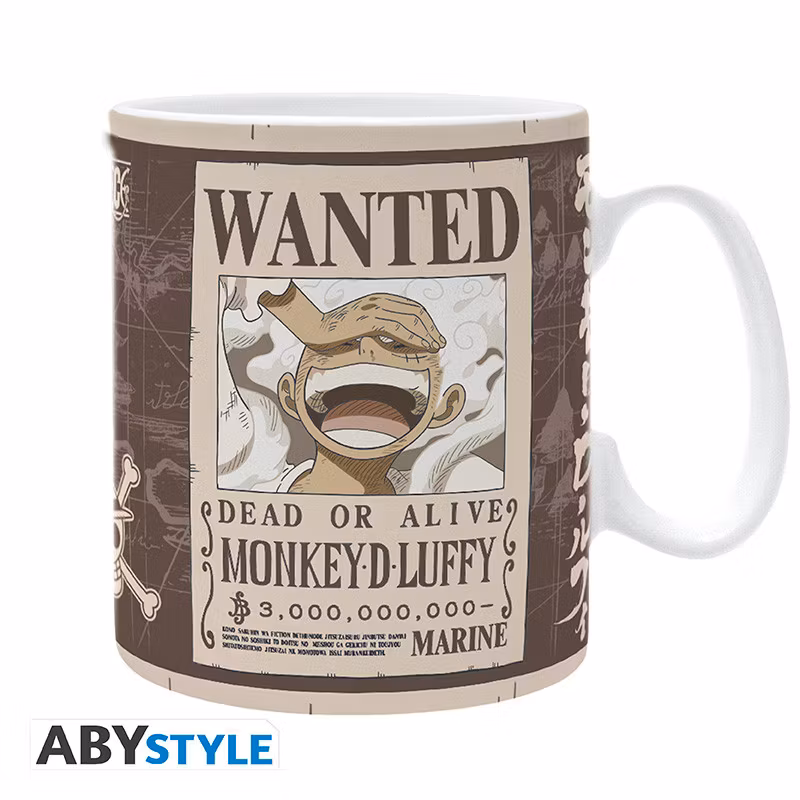 One Piece Mugg - Luffy Wanted